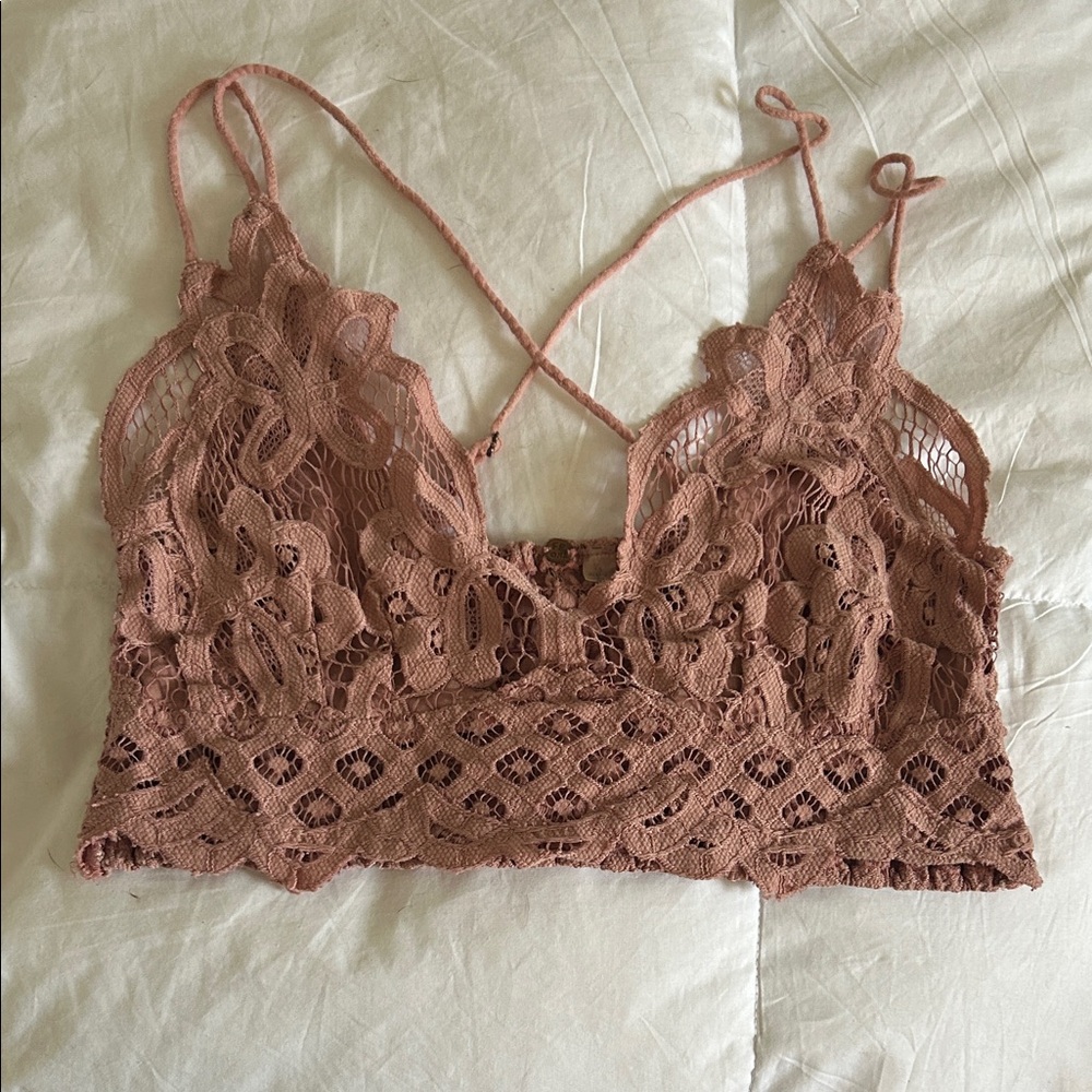 FP One Textured Pink Bralette